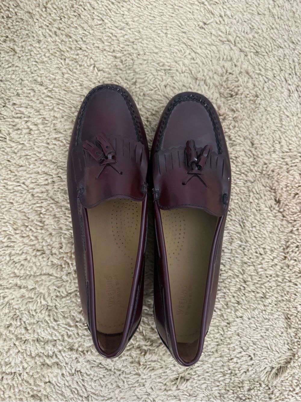 G.H. Bass & Co. Women's Wine Tassel Kiltie Loafers